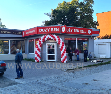 Brama balonowa dla Duży Ben.
