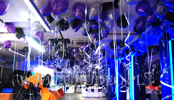 Balony z helem na Sylwestra.