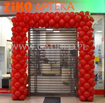 Brama balonowa dla apteki w Sieradzu.