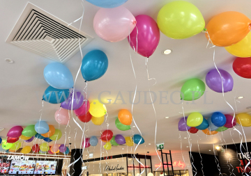 Balony helowe.