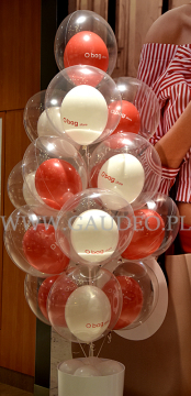 Balony reklamowe w balonach plastikowych - Deco Bubble.
