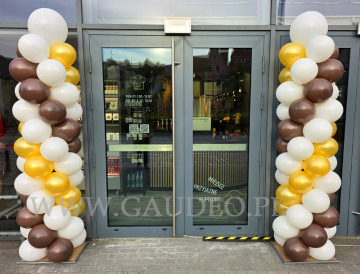 Kolumny z balonów we Wrocławiu.