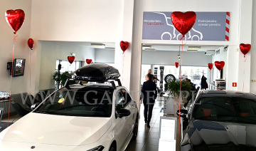 Balony serca z helem na walentynki.
