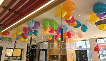 Balony z helem na otwarcie.