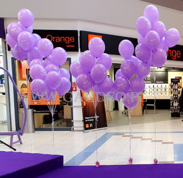 Balony helowe w Tesco w Krakowie.