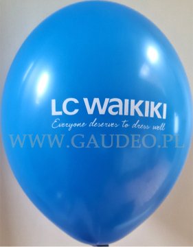 Logo na balonie.