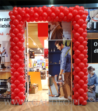 Brama balonowa w Wrocław Fashion Outlet