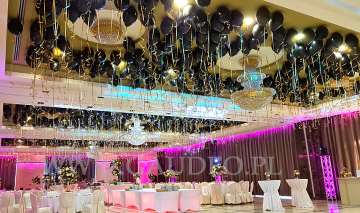 Balony helowe na imprezie.