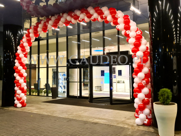 Brama z balonów Łódź.