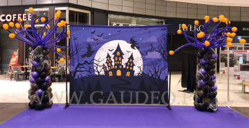 Balony na Halloween.