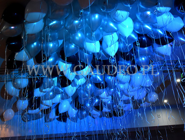 Balony helowe.